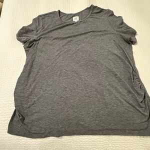 GAP Women's Heather Gray Short Sleeve Tee